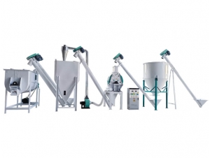 Fully automatic feed pellet production line